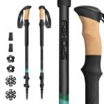 Spokey Zodiac trekking poles 105-135 cm three-segment SPK-944819 - Image 2