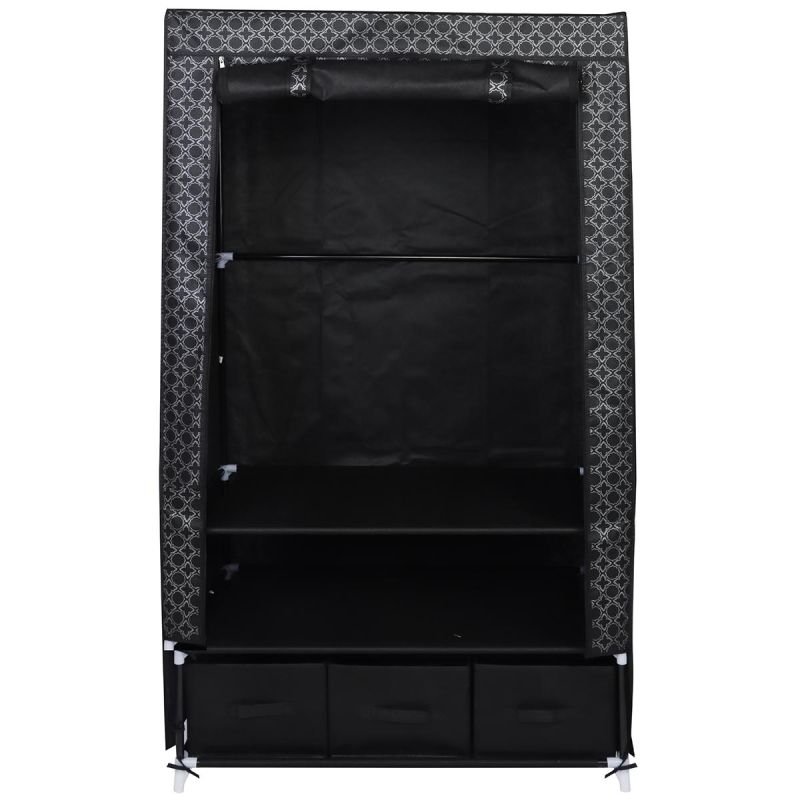 lupin-wear-ca-textile-wardrobe-88x50x160cm-ornament-45245-1843311 TEXTILE WARDROBE 88x50x160CM ORNAMENT 45245 - Image 1
