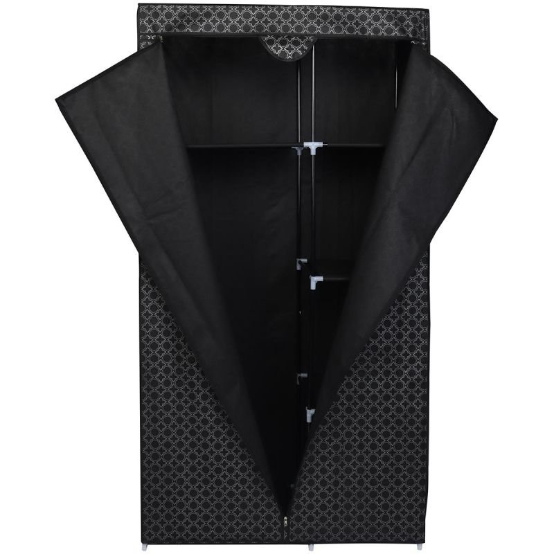 lupin-wear-ca-textile-wardrobe-90x45x170cm-ornament-45207-1843307 TEXTILE WARDROBE 90x45x170CM ORNAMENT 45207 - Image 1