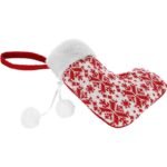 WHITE GIFT SOCK PENDANT 16x19CM - Image 3