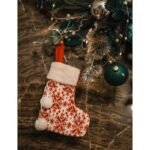 WHITE GIFT SOCK PENDANT 16x19CM - Image 4