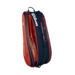 Wilson Roland Garros 2026 Team 6PK Tennis Bag Orange and Navy Blue WR8053301001 - Image 3