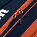 Wilson Roland Garros 2026 Team 6PK Tennis Bag Orange and Navy Blue WR8053301001 - Image 6