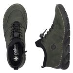 Womens ankle boots green Rieker 55071-54 - Image 5