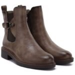 Womens ankle boots, insulated, brown, M.Daszyński SA252-7 - Image 3