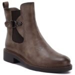 Womens ankle boots, insulated, brown, M.Daszyński SA252-7