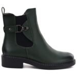 Womens ankle boots, insulated, green, M.Daszyński SA252-7 - Image 2