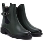 Womens ankle boots, insulated, green, M.Daszyński SA252-7 - Image 4