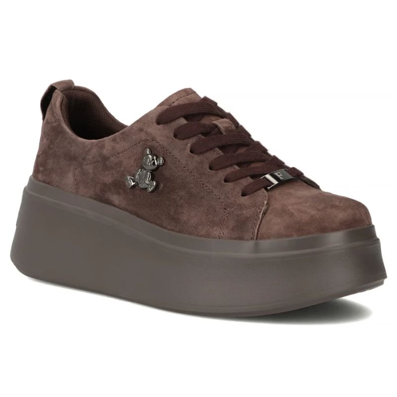 lupin-wear-ca-women-s-brown-leather-platform-shoes-filippo-6246-3038233 Womens brown leather platform shoes Filippo 6246 - Image 1