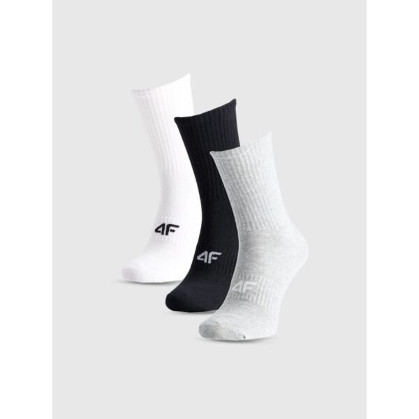 Womens Casual Ankle Socks (SET OF 3) 4F 4FWMM00USOCF474-90S