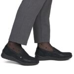 Womens comfortable black moccasin shoes Rieker 48968-00 - Image 6