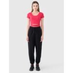Womens crop top plain t-shirt 4F 4FRSS25TTSHF2695-54S - Image 4