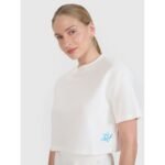 Womens crop top t-shirt 4F 4FWSS25TTSHF1977-11S