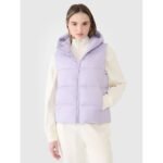 Womens down vest with synthetic filling 4FWSS25TVJAF183-52S
