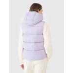 Womens down vest with synthetic filling 4FWSS25TVJAF183-52S - Image 2