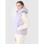 Womens down vest with synthetic filling 4FWSS25TVJAF183-52S - Image 4