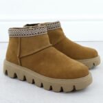 Womens leather ankle boots with zipper Rieker W2074-24 - Image 6