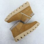 Womens leather ankle boots with zipper Rieker W2074-24 - Image 7