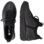 Womens leather insulated ankle boots black Remonte Rieker D2V06-35 - Image 5