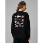Womens longsleeve regular with print 4F 4FRSS26TSWSF2834-20S - Image 2