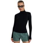 Womens longsleeve t-shirt 4F F419 deep black 4FWAW25TFLOF419 20S