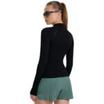 Womens longsleeve t-shirt 4F F419 deep black 4FWAW25TFLOF419 20S - Image 3