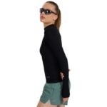 Womens longsleeve t-shirt 4F F419 deep black 4FWAW25TFLOF419 20S - Image 4