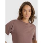 Womens oversize T-shirt with modal 4F 4FRAW25TTSHF3408-82S - Image 3