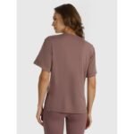 Womens oversize T-shirt with modal 4F 4FRAW25TTSHF3408-82S - Image 4