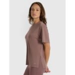 Womens oversize T-shirt with modal 4F 4FRAW25TTSHF3408-82S - Image 5
