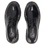 Womens patent leather shoes, black, Filippo DP8341 - Image 5