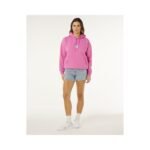 Womens RIP CURL Icons Of Surf Heritage Hoodie Pink - Image 3