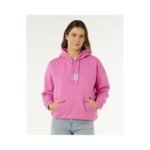Womens RIP CURL Icons Of Surf Heritage Hoodie Pink