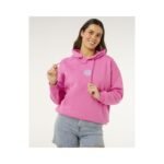 Womens RIP CURL Icons Of Surf Heritage Hoodie Pink - Image 5