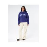 Womens RIP CURL Varsity Hoodie Blue - Image 2