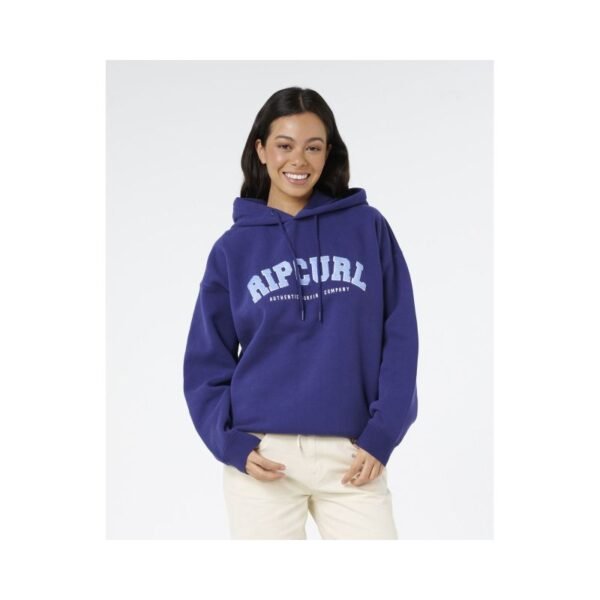 Womens RIP CURL Varsity Hoodie Blue