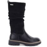 Womens warm, ruffled boots, black M.Daszyński SA259- - Image 2