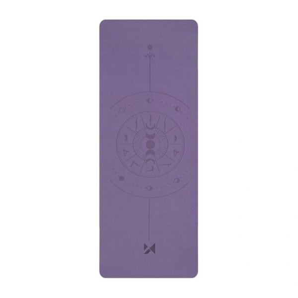 Wozinsky WNSP-NKP Exercise Mat 183 x 61 x 0.5 cm for yoga and gymnastics made of natural rubber - purple