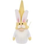 YELLOW BUNNY 20CM WITH GIFT BAG SPRING DECORATION - Image 2