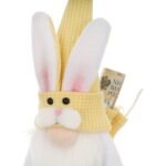 YELLOW BUNNY 20CM WITH GIFT BAG SPRING DECORATION - Image 4