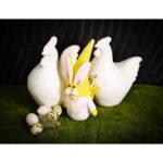 YELLOW BUNNY 20CM WITH GIFT BAG SPRING DECORATION - Image 6